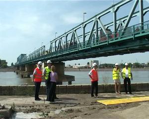 29.06.2012. - Obilazak radova na izgradnji Žeželjovog mosta