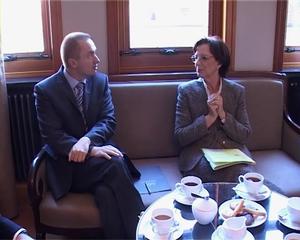 11.10.2012. - Sastanak predsednika Pajtića sa državnom ministarkom Bavarske za federalne i evropske poslove Emilijom Miler