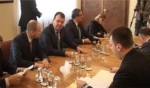 02.03.2017. - Sastanak predsednika Pokrajinske vlade Igora Mirovića sa ministrom Šarčevićem