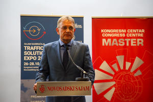 26.10.2017. - Nenad Grbić pozdravio učesnike prvog Međunarodnog sajma saobraćaja