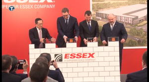 14.03.2018. -  Obeležen početak radova na izgradnji fabrike Essex Europe u Zrenjaninu