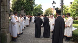15.05.2018. - Patrijarh Irinej služio svetu liturgiju u Sbornoj crkvi u Sremskim Karlovcima