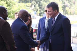 28.05.2018. - Predsednik Mirović primio predsednika Skupštine Gvineje Bisao Sipriana Kasamu