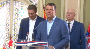 23.08.2018. - Predsednik Mirović na potpisivanju sporazuma za izgradnju fabrike guma u Zrenjaninu