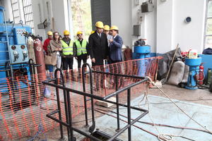 02.10.2018. - Vuk Radojević obišao radove na rekonstrukciji crpne stanice u Bezdanu