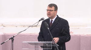 04.01.2019. -  Predsednik Mirović na obeležavanju 77. godišnjica racije u Bačkoj