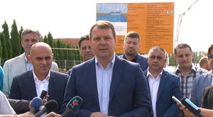12.09.2019. - Predsednik Mirović o izgradnji sportske hale u Despotovu