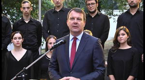 25.09.2019. - Predsednik Mirović na multimedijalnoj izložbi 