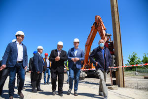 22.05.2020. - Obilazak radova na izgradnji postrojenja za prečišćavanje otpadnih voda u Bačkoj Topoli