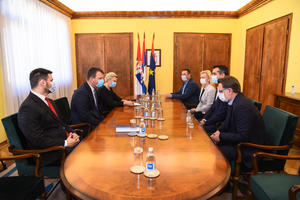 08.12.2020. - Sastanak predsednika Mirovića sa predstavnicima NALED-a