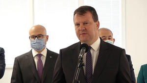 02.09.2021. - Predsednik Mirović na otvaranju kovid bolnice u Novom Sadu