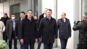 24.02.2022. - Predsednik Mirović sa saradnicima posetio Kikindu