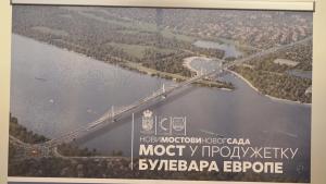 10.01.2023. - Prezentacija projekta izgradnje tri nova mosta u Novom Sadu