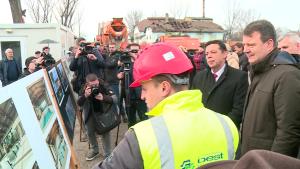 19.01.2023. - Predsednik Mirović položio kamen temeljac za izgradnju bazena u Novom Bečeju