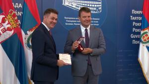 05.07.2023. - Predsedniku Miroviću uručeno najviše priznanje Crvenog krsta Srbije