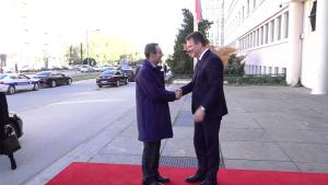 04.12.2023. - Sastankak predsednika Mirovića sa predsednikom regije Lombardija Atiliom Fontanom