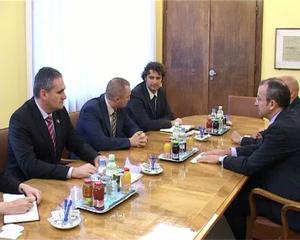 14.04.2011. - Predsednik Vlade Vojvodine dr Bojan Pajtić primio ambasadora Velike Britanije Majkla Devenporta