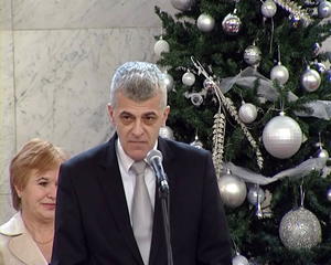 27.12.2011. - Milorad Đurić povodom tradicionalnog prednovogodišnjeg prijema za novinare