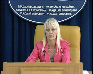 06.05.2012. - Izlaganje Jelene Zlojutro na konferenciji za novinare Pokrajinske izborne komisije