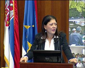 14.11.2012. - Izlaganje prof. dr Vesne Kopitović na svečanosti Instituta za kardiovaskularne bolesti