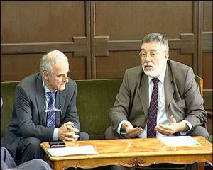 19.11.2012. - Sastanak Slaviše Grujića sa ministrom kulture i informisanja Bratislavom Petkovićem