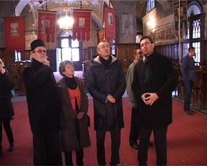 27.02.2013. - Obilazak radova na parternom uređenju Crkve svetog Bogojavljenja