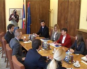 06.03.2013. - Sastanak predsednika Vlade APV Bojana Pajtića i zamenice šefa Misije OEBS-a u Srbiji Pole Tide