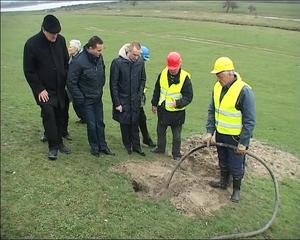 03.04.2013. - Obilazak radova na nasipu na Dunavu kod Kovina