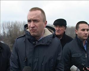 03.04.2013. - Dr Bojan Pajtić povodom obilaska radova na nasipu na Dunavu kod Kovina