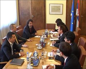 22.04.2013. - Sastanak dr Bojana Pajtića sa šefom misije OEBS-a u Srbiji  Peterom  Burkhardom