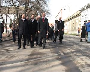 17.02.2014. - Obilazak rekonstruisane ulice Sonja Marinković u Somboru