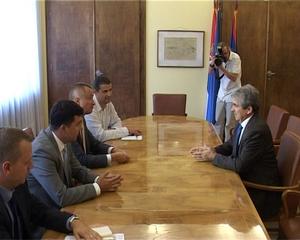 27082014 - Predsednik Bojan Pajtić primio u oproštajnu posetu ambasadora Mađarske Oskara Nikovica