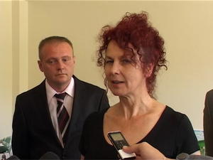 20.10.2014. - Ana Tomanova Makanova povodom otvoranja obnovljenog Doma kulture u mestu Lug