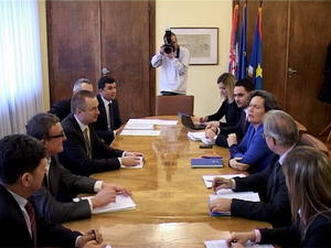 28.01.2015. - Sastanak predsednika Bojana Pajtića sa ministarkom Kori Udovički