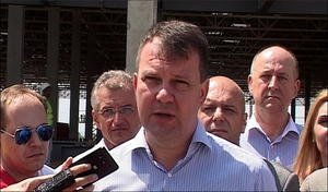 25.07.2016. -  Igor Mirović o radovima na izgradnji novosadske industrijske zone Sever 4