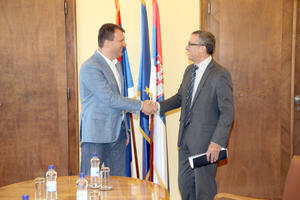 07.07.2016. - Igor Mirović - Prijem šefa kancelarije EBRD