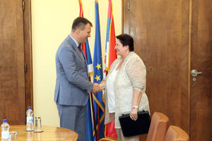 27.07.2016. -  Igor Mirović - Susret sa ambasadorkom Slovačke