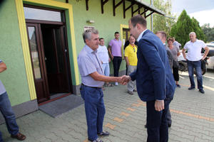 03.08.2016. -  Vuk Radojević - Razgovor sa poljoprivrednicima opštine Žabalj