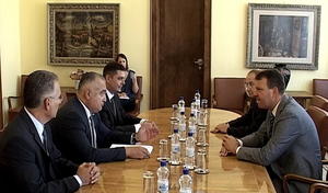 19.08.2016. - Sastanak predsednika Mirovića i sekretara Gojkovića sa predstavnicima Udruženja neurohirurga Srbije