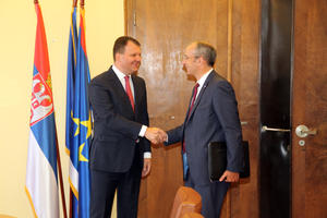 14.09.2016. - Predsednik Mirović primio Majkla Devenporta šefa Delegacije EU u Srbiji