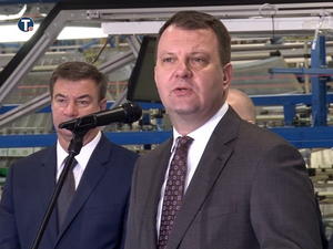 18.11.2016. - Predsednik Mirović povodom obilaska novootvorene fabrike 