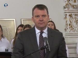 18.11.2016. - Predsednik Mirović na prijemu nove generacije stipendista fondacije „Privrednik“