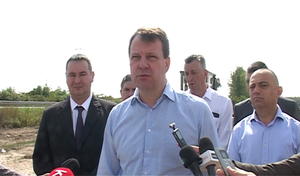 11.09.2017. -  Predsednik Mirović o  izgradnji pristupne saobraćajnice u industrijskoj zoni Šid