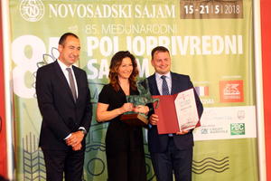 17.05.2018. - Vuk Radojević uručio priznanja za kvalitet proizvoda u okviru 85. Međunarodnog poljoprivrednog sajma