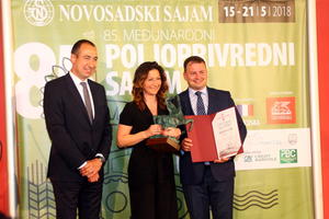 17.05.2018. - Vuk Radojević uručio priznanja za kvalitet proizvoda u okviru 85. Međunarodnog poljoprivrednog sajma