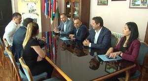 02.06.2018. - Đorđe Milićević sa saradnicima u radnoj poseti opštini Bečej