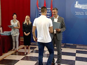 08.06.2018. -  Dodela ugovora o stipendiranju perspektivnih i talentovanih sportista