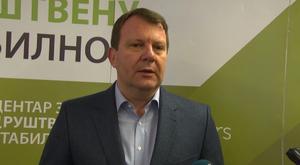 16.11.2018. - Predsednik Mirović na tribini 