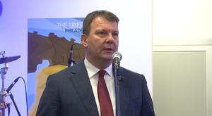 29.11.2018. - Predsednik Mirović na otvaranju novog prostora Američkog kutka u Novom Sadu