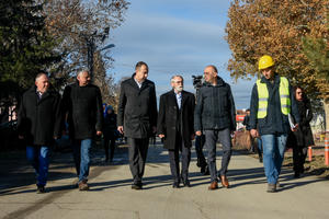 11.12.2018. - Obilazak radova na izgradnji kanalizacione mreže u Bačkom Jarku